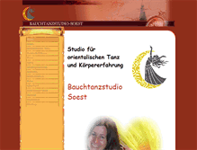 Tablet Screenshot of bauchtanzstudio-soest.com